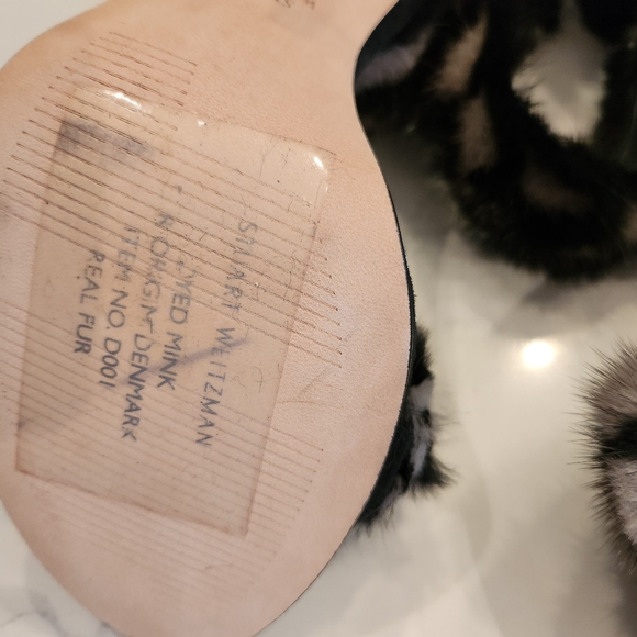 Stuart Weitzman New without box Mink fur heels - Picture 6 of 13
